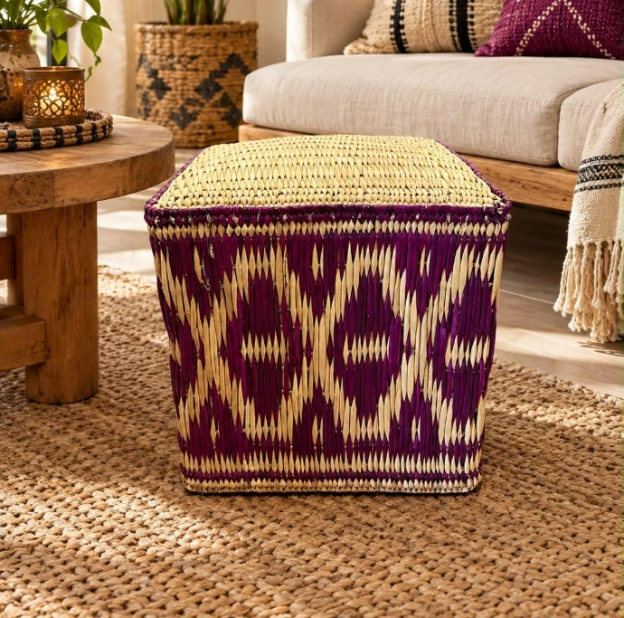 Une touche de couleur, tout en matière