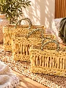 Paniers Ajourés en Raphia Couleur Naturel - PALMERAIE 3.webp