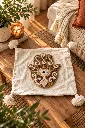 Diyara Artisanat Housse de coussin Main de Fatma tuftée beige 1.webp