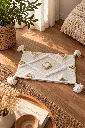 Diyara Artisanat Housse de coussin berbère tuftée beige et blanc - Modèle 1 - 3.webp
