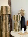 Diyara Artisanat Abat Jour Moyen Modèle Kaki.webp