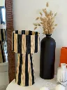 Diyara Artisanat Abat Jour Petit Modèle Noir.webp