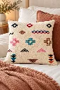 Diyara Artisanat Housse de Coussin Berbère Brodée Multicolore 2.webp