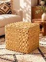Diyara Artisanat Pouf en Raphia Naturel 1.webp