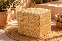 Diyara Artisanat Pouf en Raphia Naturel 2.webp