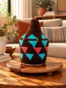 Boîtes Berbère - Marron, bleu et rose
