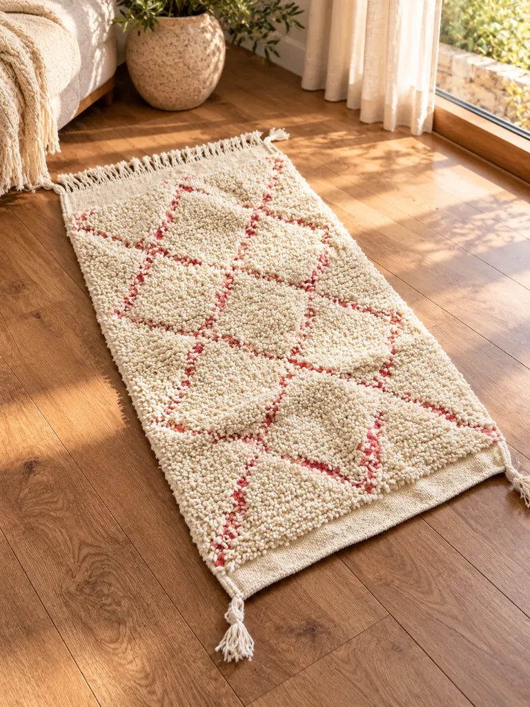Tapis berbère - ATLAS ROSÉ